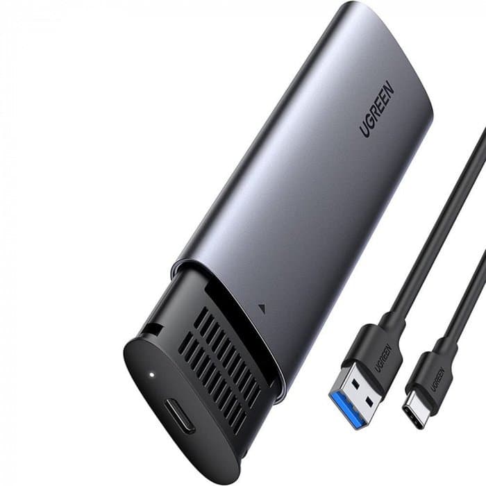 Корпус жесткого диска UGREEN M.2 B-Key Hard Drive Enclosure(5Gbps) with USB-C  to USB A cable 10903