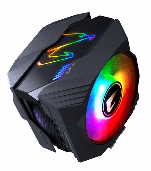 Кулер для процессора AORUS ATC800, 6xCopper Pipes, 2xRGB 120mm RGB FAN, Intel 1200,1700, AMD AM5, AM4, TDP 250W, BOX