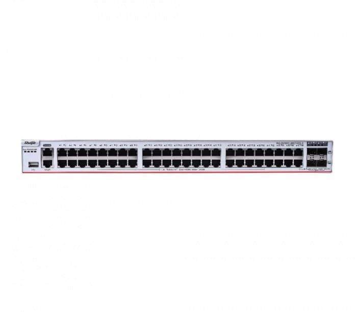Коммутатор Ruijie RG-S5760C-48GT4XS-X L3 Managed (48 x 10/100/1000BASE-T, 4 x 1G/10G SFP+, 2 EMPTY power module slots)