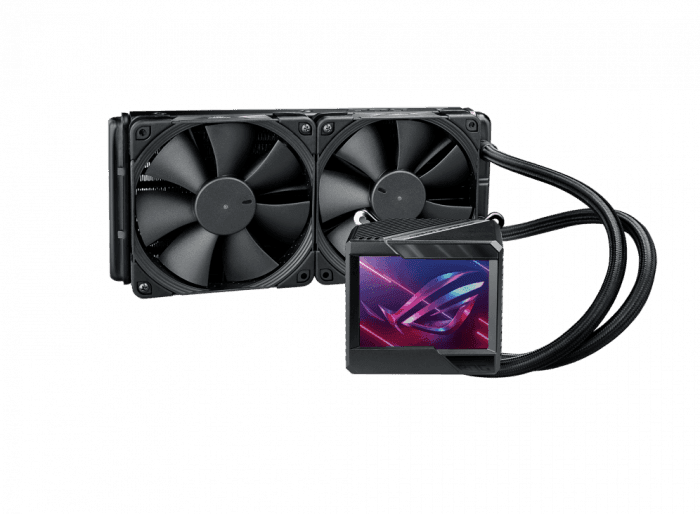 СЖО ASUS ROG RYUJIN 240 II, AIO, 2x120mm fan, 60mm fan, 1700 Socket, RGB, BOX
