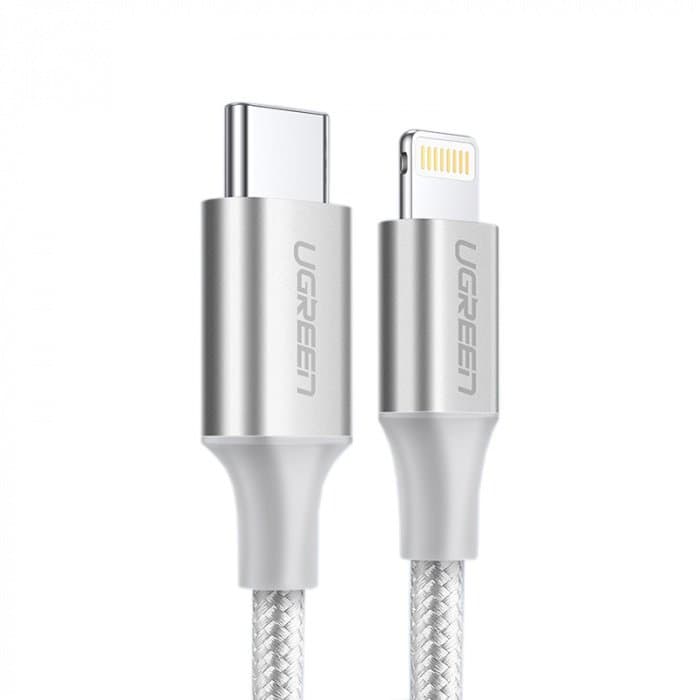 Кабель Ugreen US304 Lightning To Type-C 2.0 Male Cable 1M, 70523