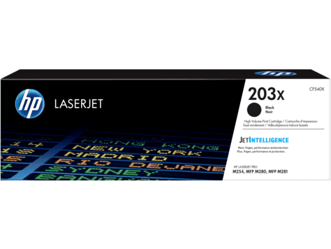 Оригинальный картридж увеличенной емкости HP 203X LaserJet 203X, 3200 страниц ч/б, черный