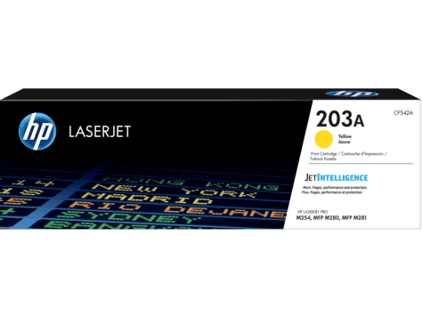Картридж HP CF542A HP 203A Yellow LaserJet Toner Cartridge for M254/M280