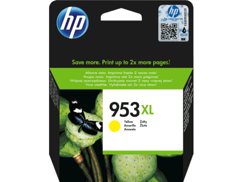 Картридж струйный HP F6U18AE, 953XL, увеличенной емкости, желтый