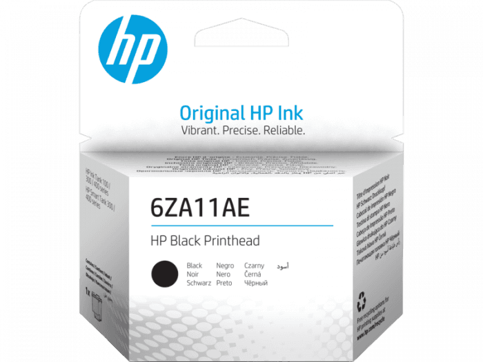 Печатающая головка HP Printhead черная для HP InkTank 100/300/400 SmartTank 300/400 (6ZA11AE)