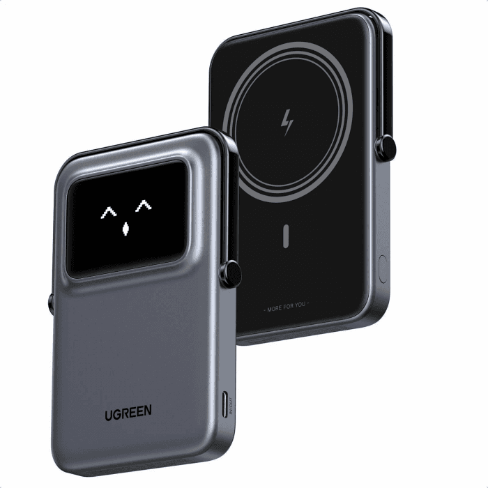 Пауэрбанк UGREEN PB571 35605B 5000mAh Magnetic Wireless Power Bank 35605B USB-C