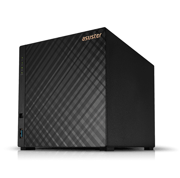 Сетевое хранилище ASUSTOR AS1104T,  4 Bay NAS,  Quad-Core 1.4GHz CPU, 2.5GbE Port, 1GB DDR4, 4 x SATA3 6Gb/s; 3.5quot; HDD