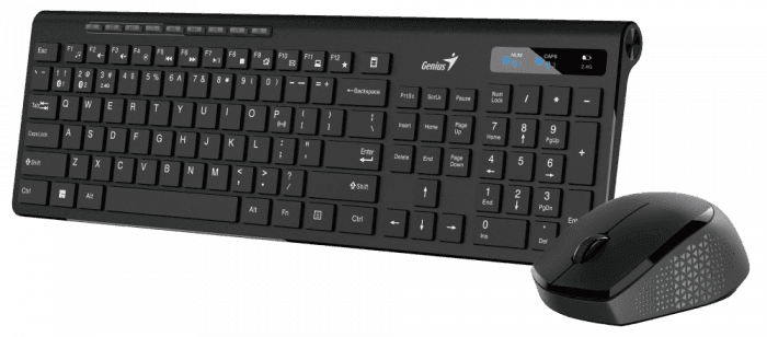 Комплект Genius KM-8206S,BLK,AI,RU, 2.4GHZ, 31340017402