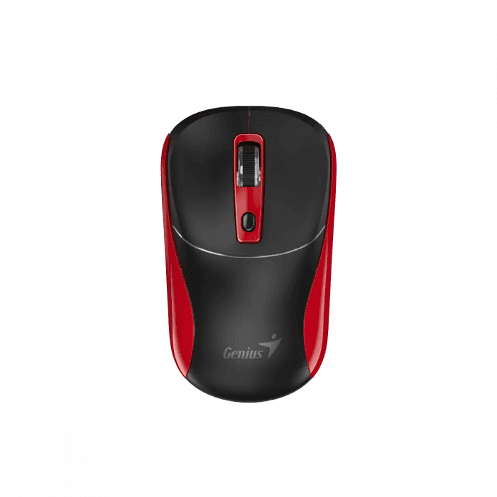 Беспроводная мышь Genius NX-7123 BLK+Red 2.4Ghz/1200dpi/Copilot/31030043402