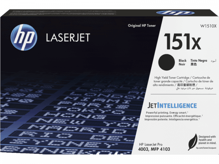 Картридж с тонером HP 151X LaserJet, черный (W1510X)