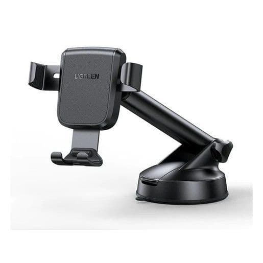 Держатель для телефона Ugreen LP200 Gravity Phone Holder with Suction Cup (Black), 60990B