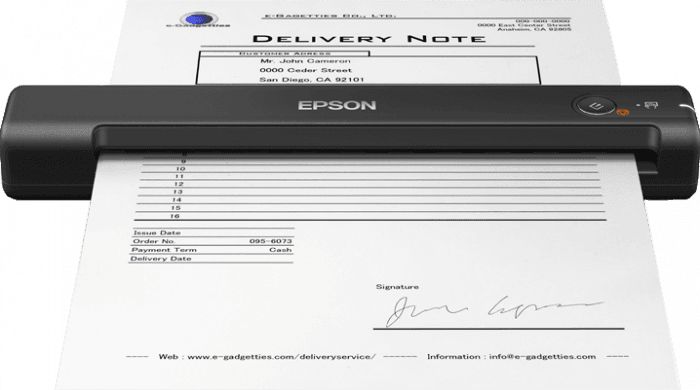 Сканер мобильный Epson WorkForce ES-50 B11B252401, А4, 5,5 сек/А4, питание от USB, 600 DPI x 600 DPI