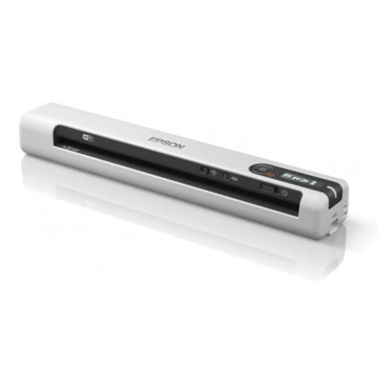 Мобильный сканер Epson WorkForce DS-80W, А4, CIS, 4сек/А4, USB, WIFI, питание от USB/аккумулятора, B11B253402