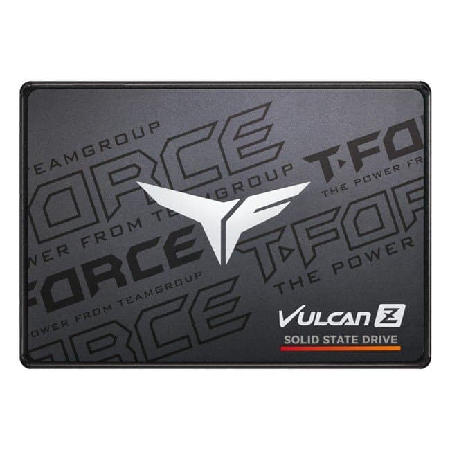 Твердотельный накопитель Team Group T-FORCE VULCAN Z, 512Gb, SATA III, R540Mb/s, W470Mb/s, TLC, T253TZ512G0C101, Retail