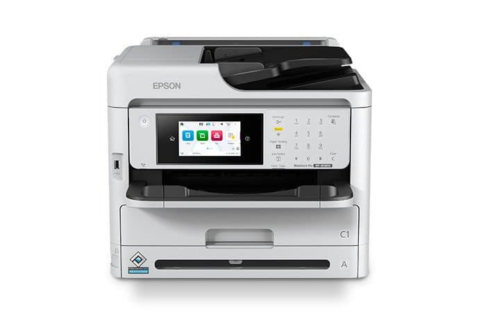 МФУ струйное ЧБ Epson WorkForce Pro WF-M5899DWF C11CK76402, А4, до 34стр/мин, ADF, ScanDuplex, LAN, WIFI
