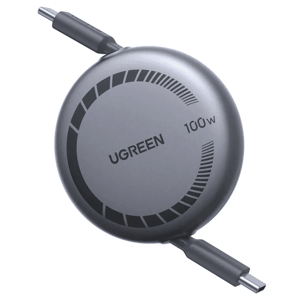 Зарядный кабель Ugreen L531 USB-C to USB-C PD Fast Charging Retractable Cable 100W Max 1m, 65905