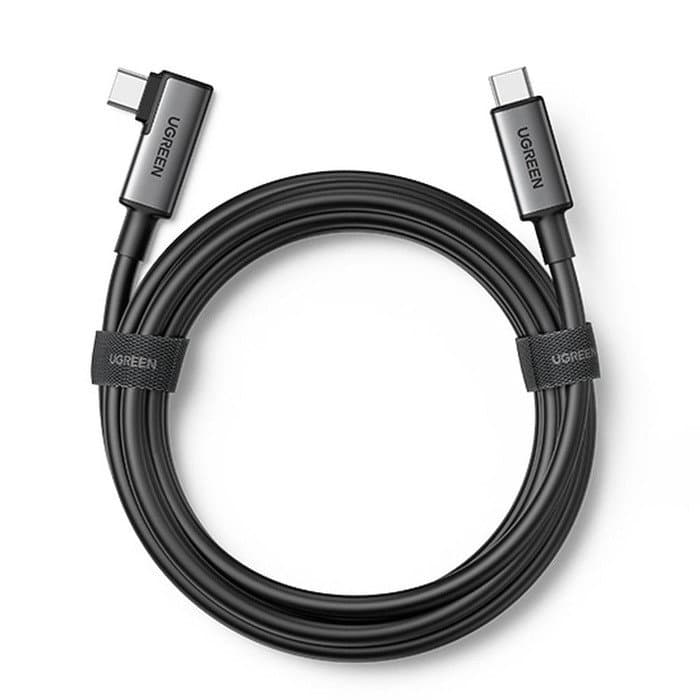 Кабель USB C - USB C, 3.2 Gen1, 90°, 5Gbps, 5m, для VR очков US551 (90629) UGREEN