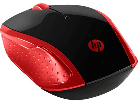 Оптическая беспроводная мышь HP 2HU82AA, 200 Empress Red, 1000 dpi, USB, 2.4 ГГц, красный