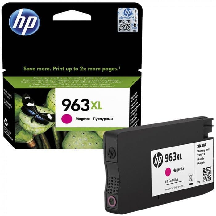 Оригинальный струйный картридж увеличенной емкости HP 963XL, пурпурный (3JA28AE)