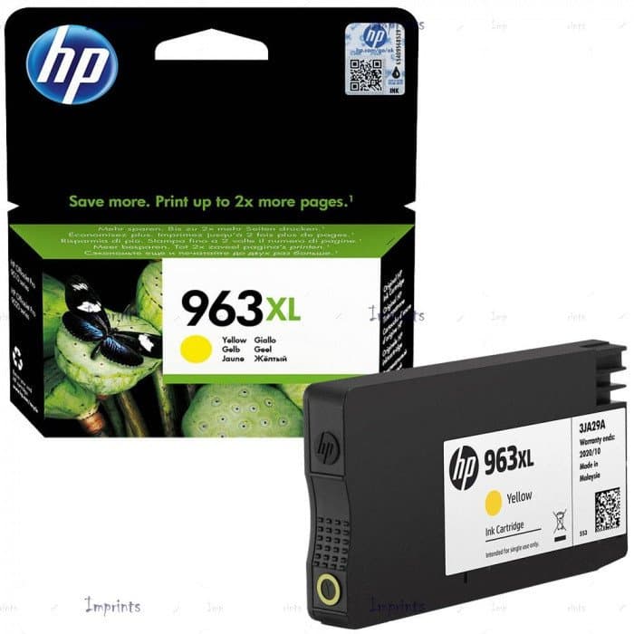 Оригинальный струйный картридж увеличенной емкости HP 963XL, желтый (3JA29AE)