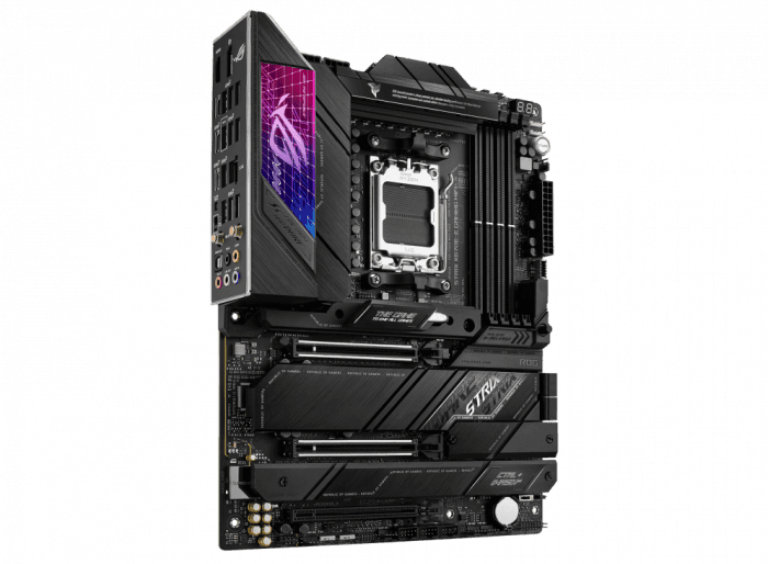 Сист. плата ASUS ROG STRIX X670E-E GAMING WIFI, AM5, 4xDDR5, 3xPCI-E x16 ,4xM.2, 4xSATA, DP, HDMI, WIFI6E, BOX
