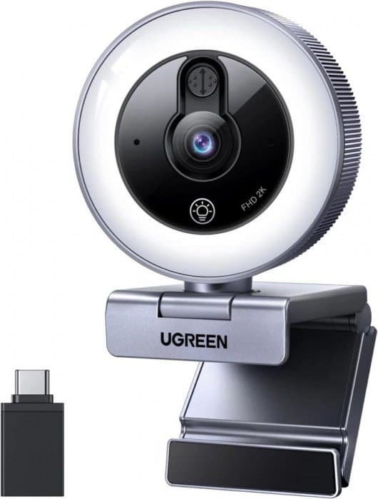 Веб-камера Ugreen CM910 USB HD Webcam 2K@30FPS 65857 2MIC