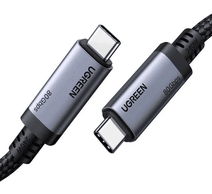 Кабель UGREEN L706 65383 USB4 Cable 5A Max 1m