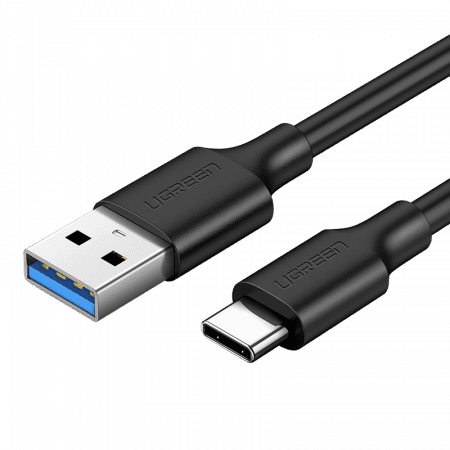 Кабель UGREEN US184 USB-C Male To USB 3.0 A  3A Data Cable 1,5m 20883