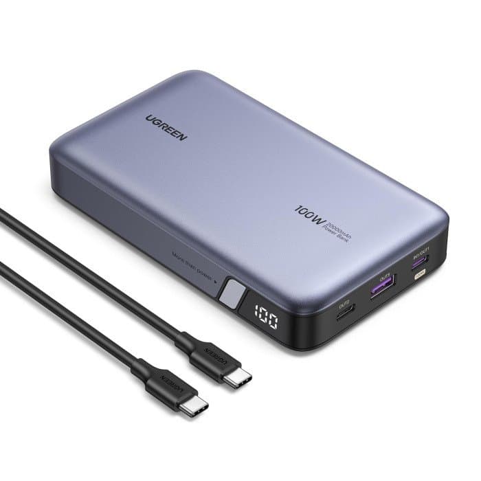 Пауэрбанк UGREEN PB720 25188 20000mAh PD 100W Power Bank