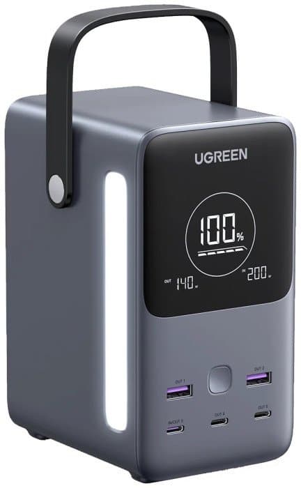 Пауэрбанк UGREEN PB770 25286 48000mAh 300W/3*USB-C/2*USB-A Fast Charging Power Bank