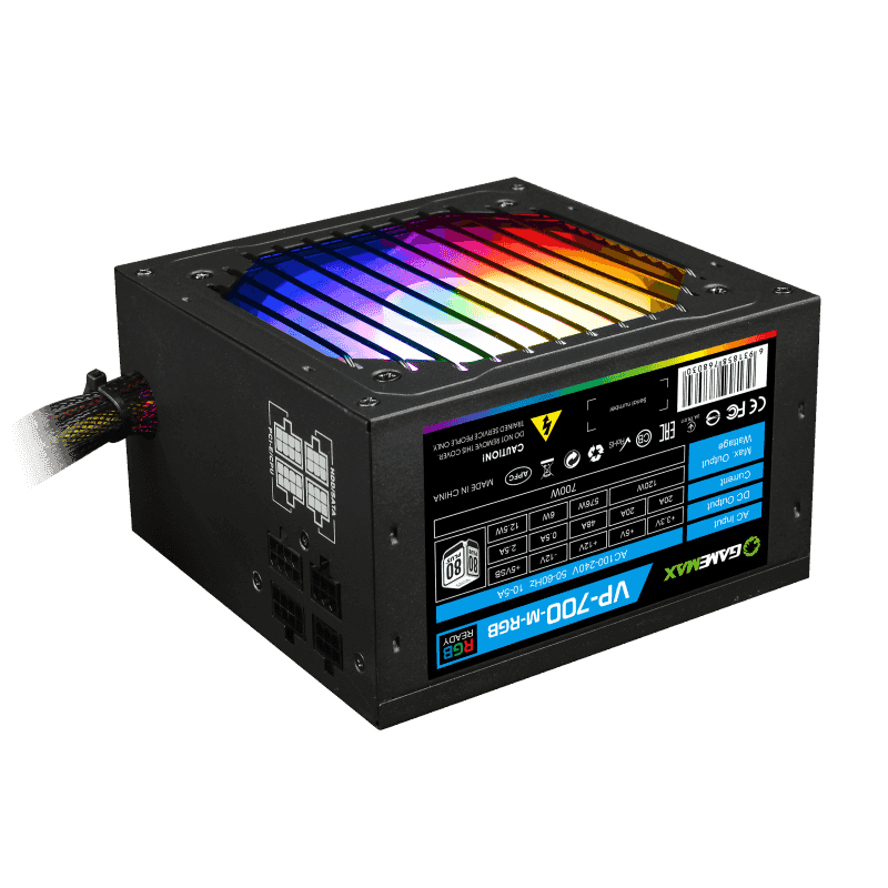 Блок питания Gamemax VP-700-RGB-M, 80+ Bronze