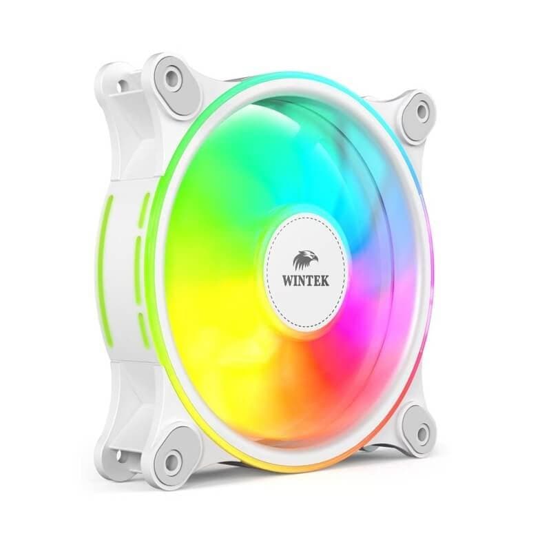 Вентилятор для корпуса Wintek 1300-W-12, 12 см, 4 pin MOLEX, fRGB