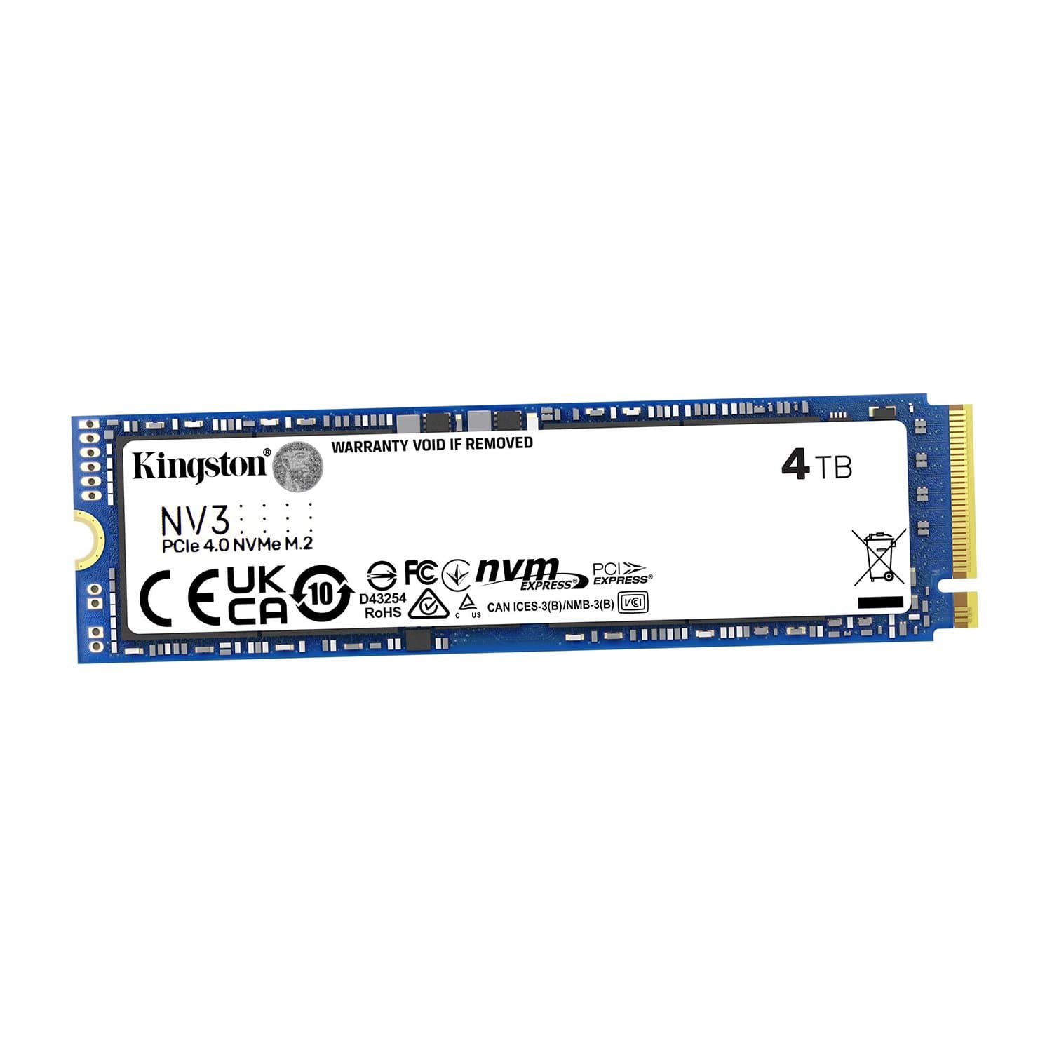 Твердотельный накопитель SSD Kingston NV3 SNV3S/4000G M.2 NVMe PCIe 4.0x4