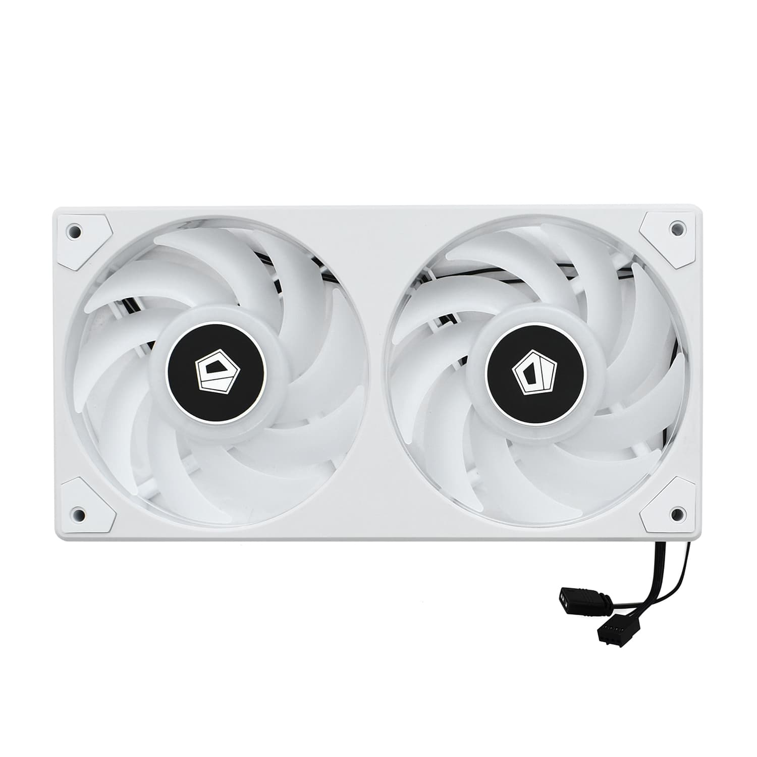 Fan for case, 12cm, ID-Cooling, ICEFAN 240 ARGB SNOW, 900-2000rpm, 56.5CFM, 31.5dBA