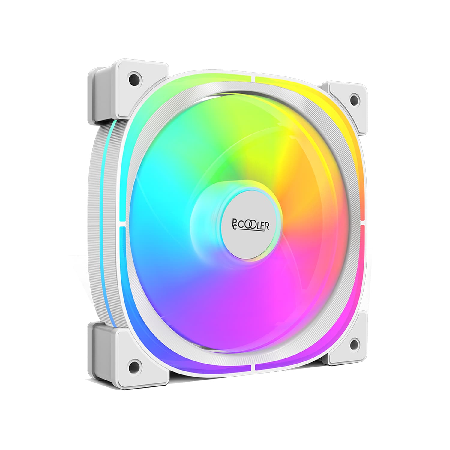 Fan for case, 12cm, PCCooler, EF120 ARGB W, 1500rpm, 61CFM, 25.7dBA, 4-pin PWM