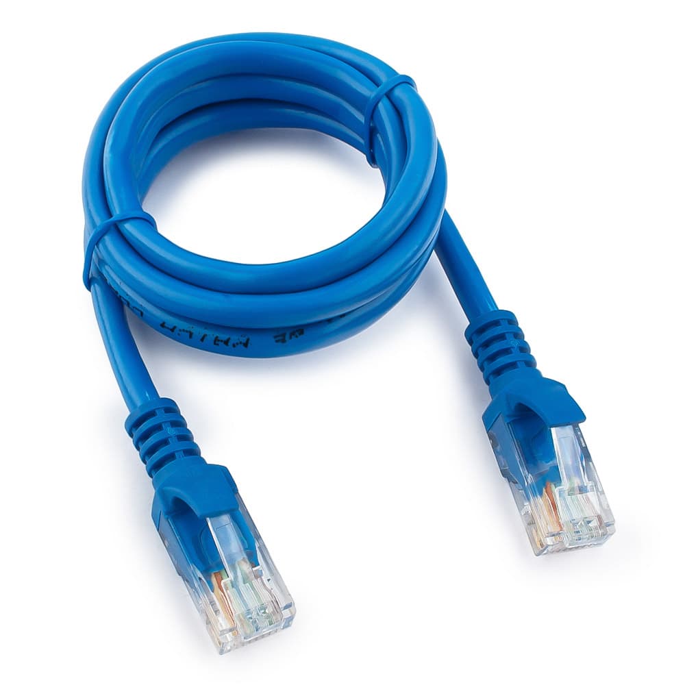 Cable  Patch cord  UTP 5e-Cat  1 m Cablexpert PP10-1M/B, синий