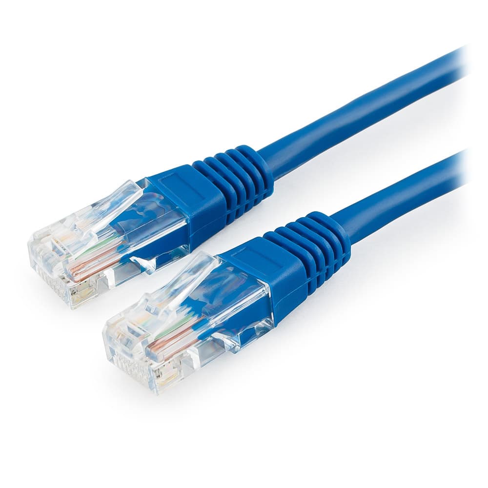 Cable  Patch cord  UTP 5e-Cat  7.5 m Cablexpert PP10-7.5M/B, синий