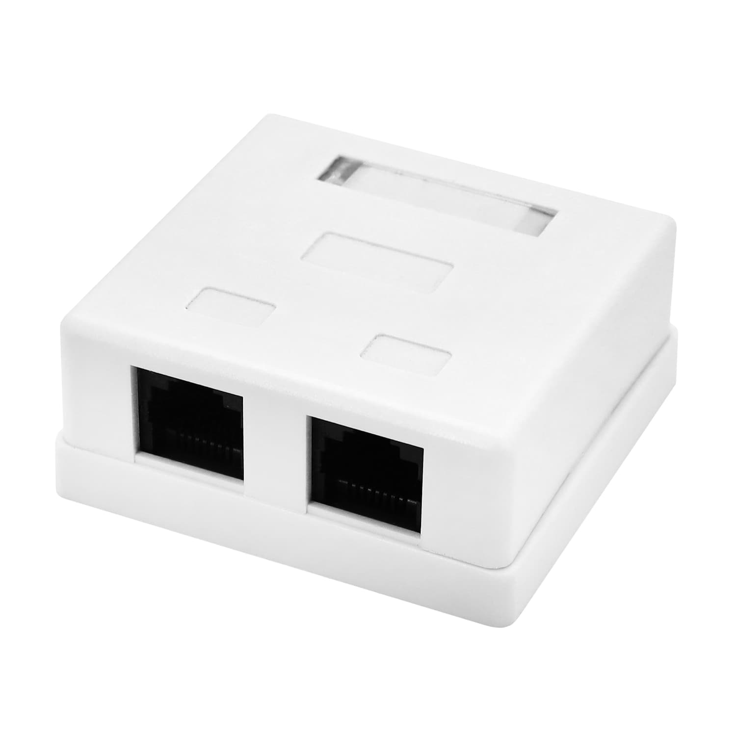Net Socket Розетка сетевая Cablexpert, NA-TA/1, RJ-45+RJ11 ,2 разъём