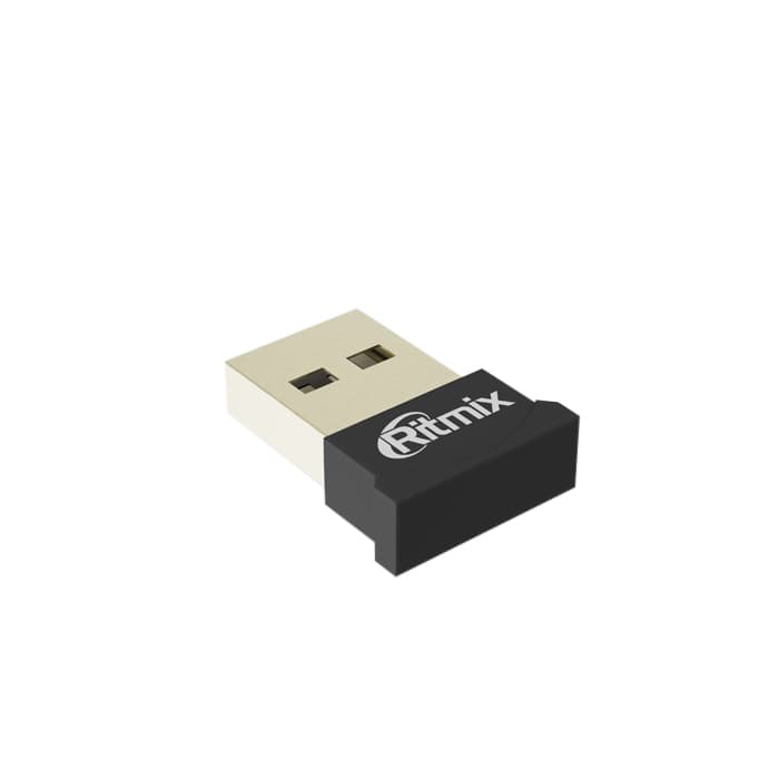 Bluetooth USB adapter Ritmix RWA-350, Bluetooth v5.0, BR8051, 10m