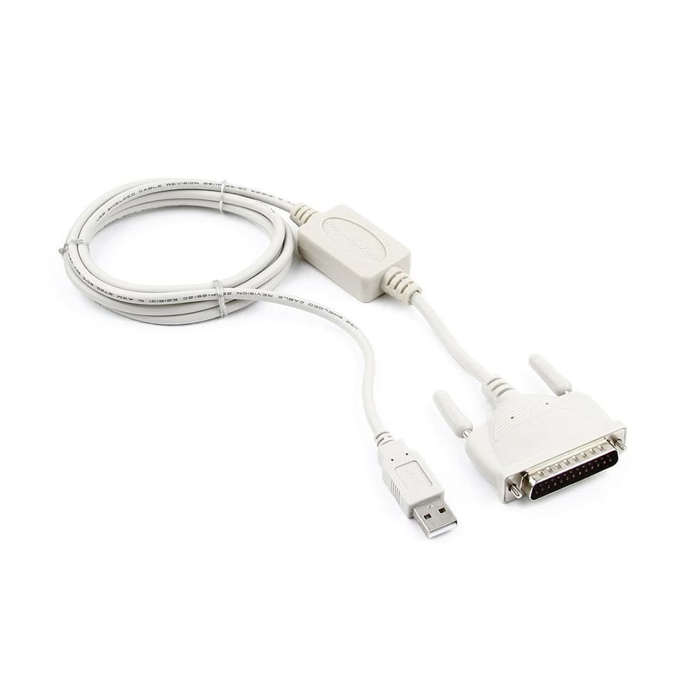 USB to Serial converter, RS-232, DB25M, Cablexpert UAS112, 1.8m