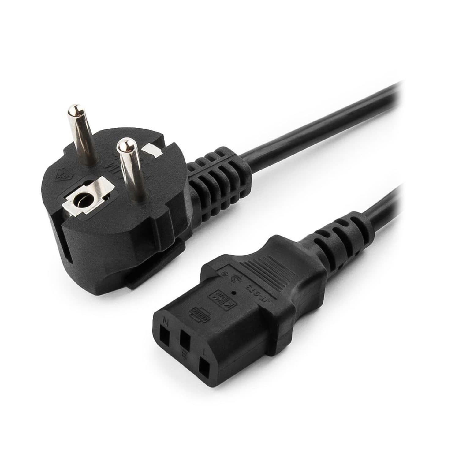 Cable power, Cablexpert PC-186-1-10M, Schuko - C13, 10м, black