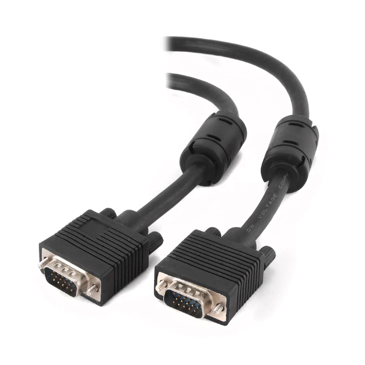 Cable SVGA 15m/15m (for KVM - switch box), экранированный,  1.8м, Cablexpert, CC-PPVGA-6B, black