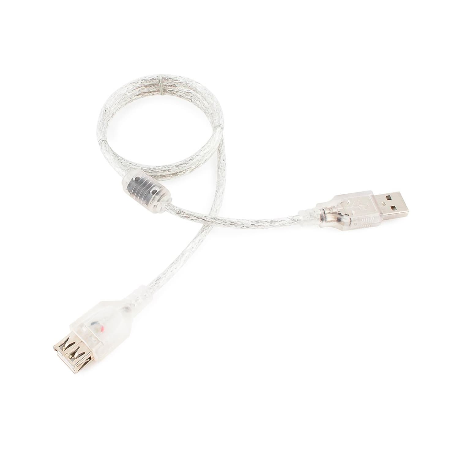 Cable USB (удлинитель) Type Am- Af, 0.75m, Cablexpert CCF-USB2-AMAF-TR-0.75M, USB 2.0