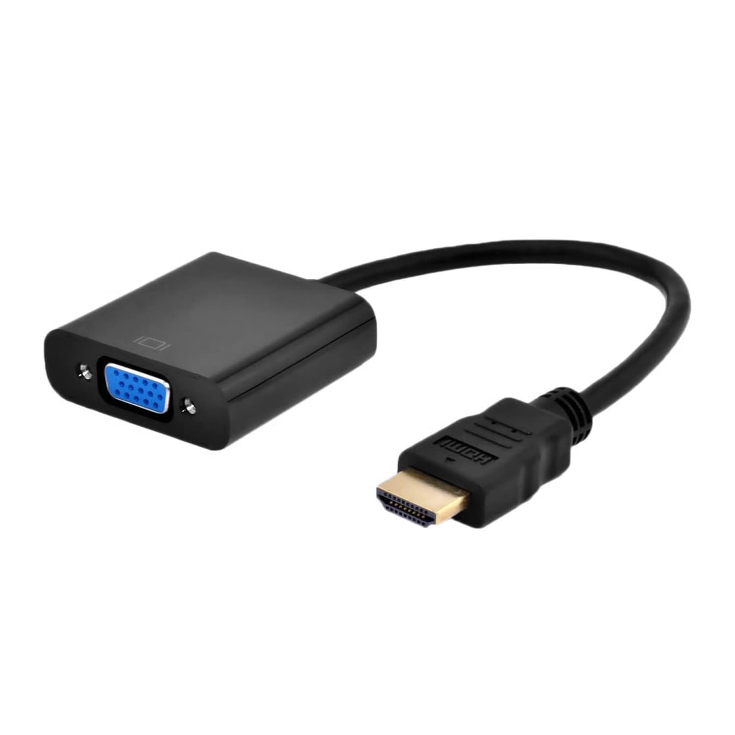 Converter, HDMI m -> D-Sub (VGA) f, Cablexpert A-HDMI-VGA-04, black