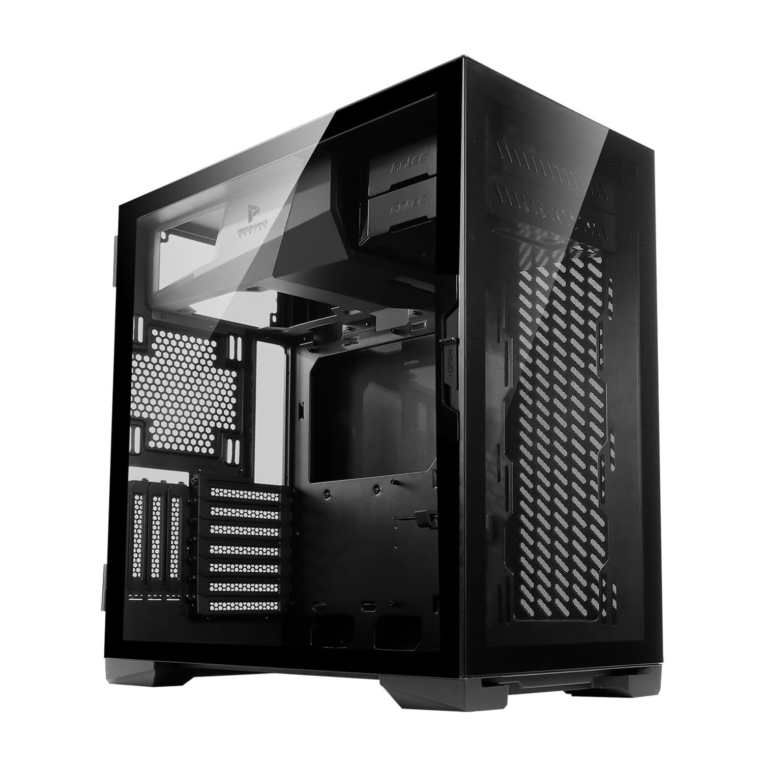 Case ATX midi tower Antec, P120 Crystal, (без БП), black