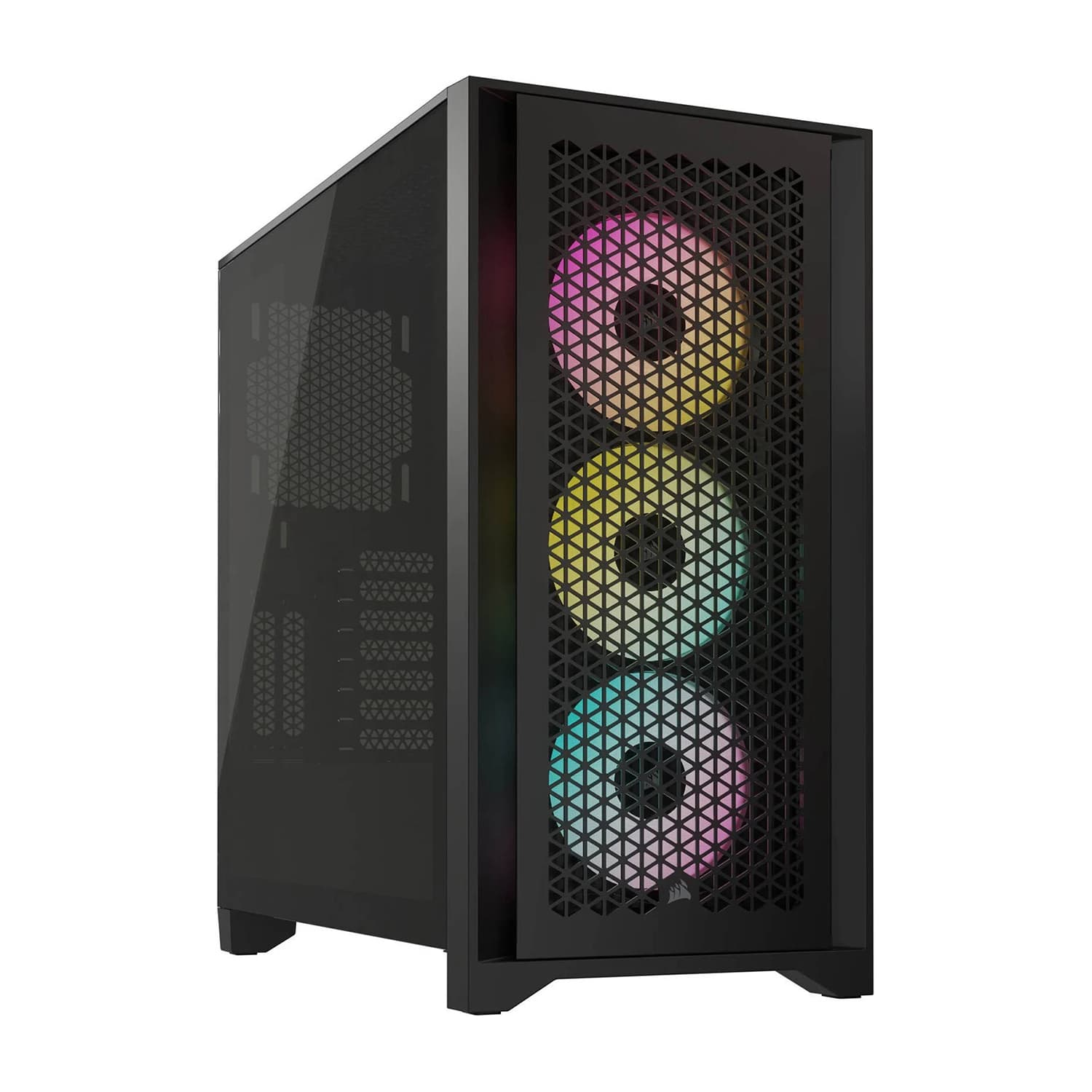Case ATX midi tower Corsair, iCUE 4000D RGB Airflow, CC-9011240-WW(без БП), black