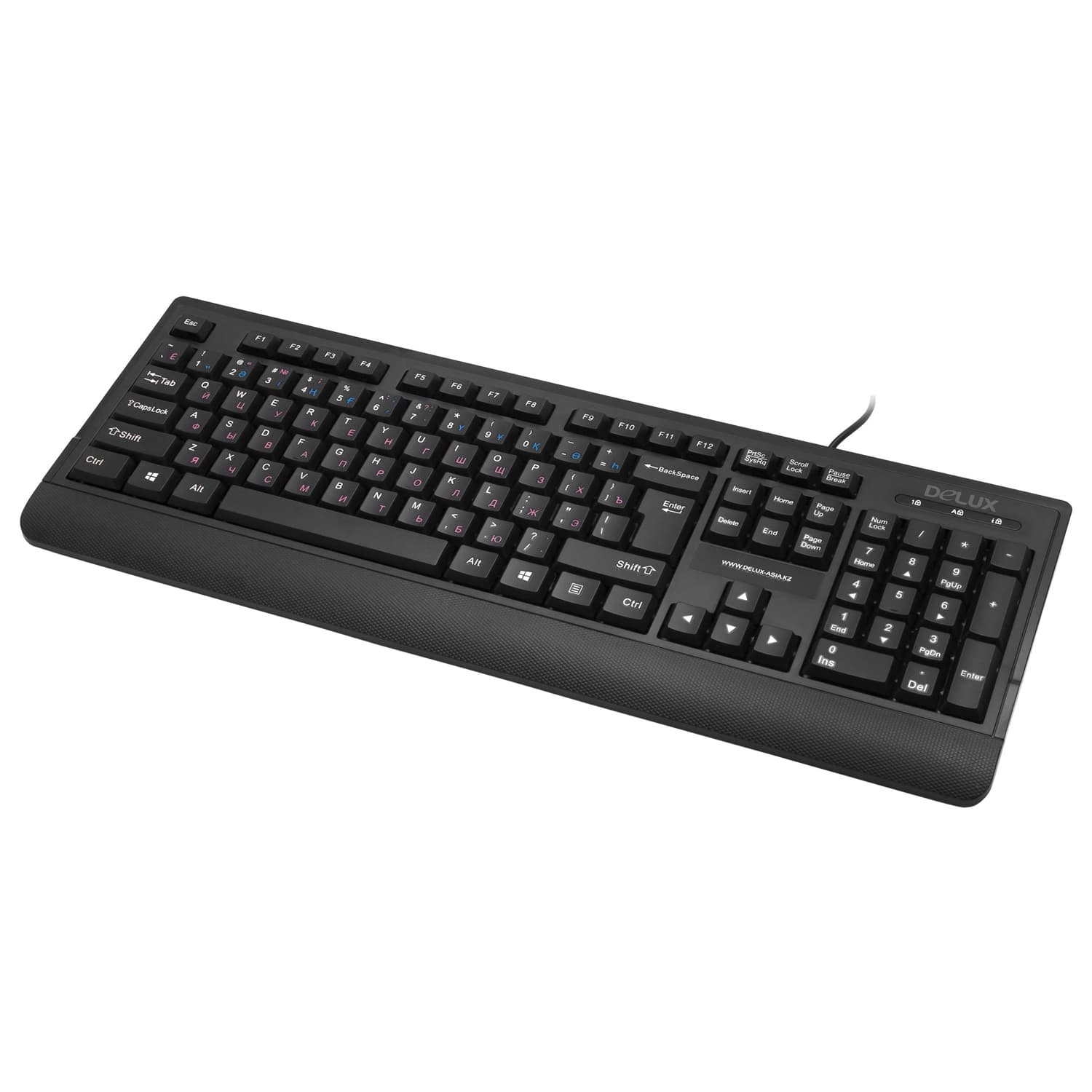 KeyBoard  USB, Delux DLK-6010UB, black