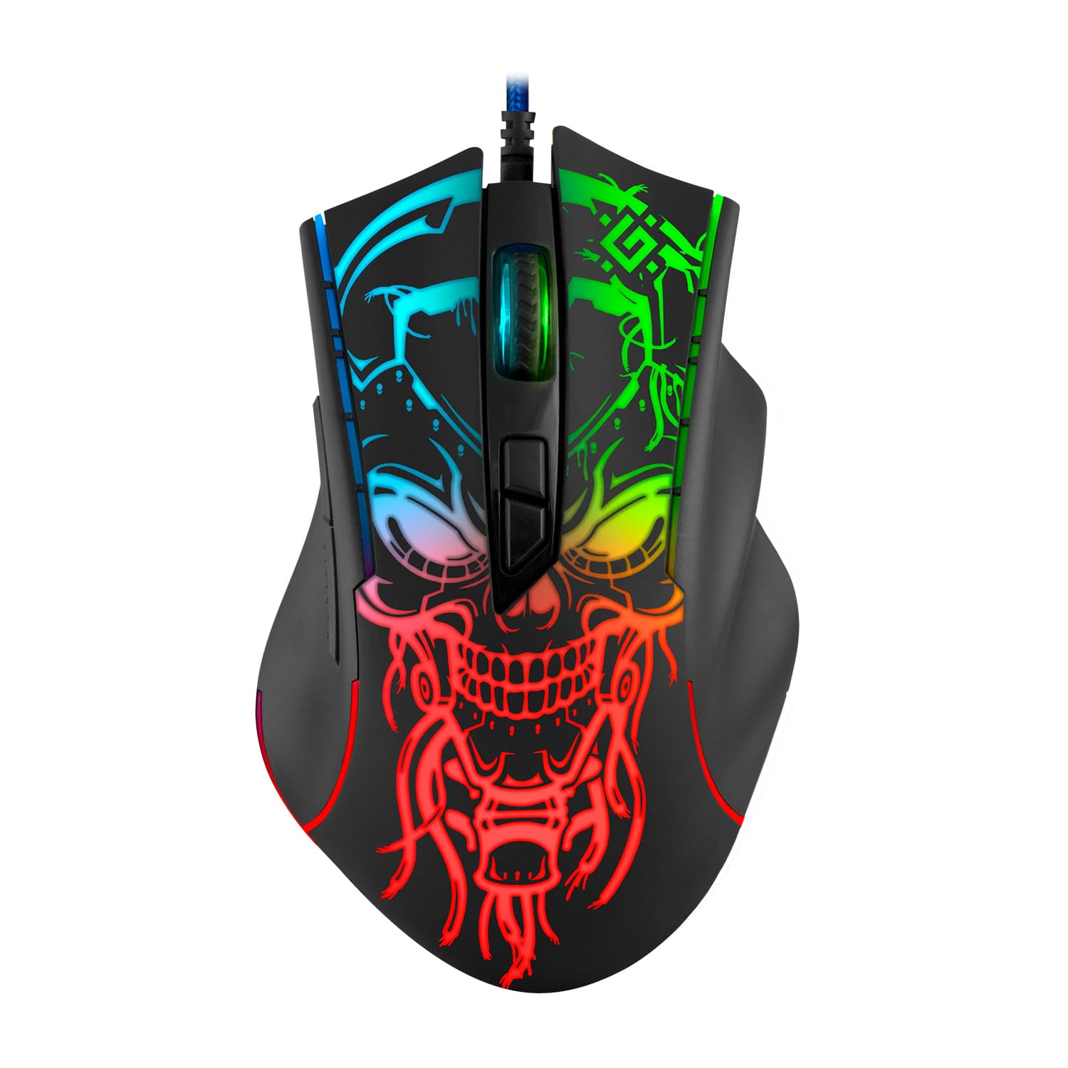 Mouse Defender Bulletstorm GM-928, Optical 1200-7200 dpi, 6 buttons, USB, black (52928)