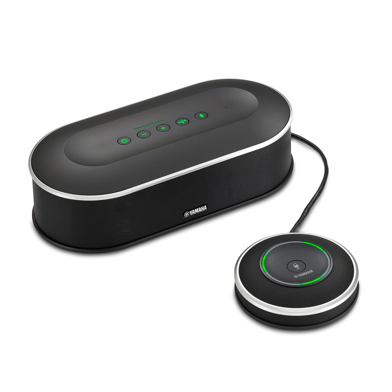 Speakerphone Yamaha YVC-1000, USB/Bluetooth/NFC, USB power, brown box