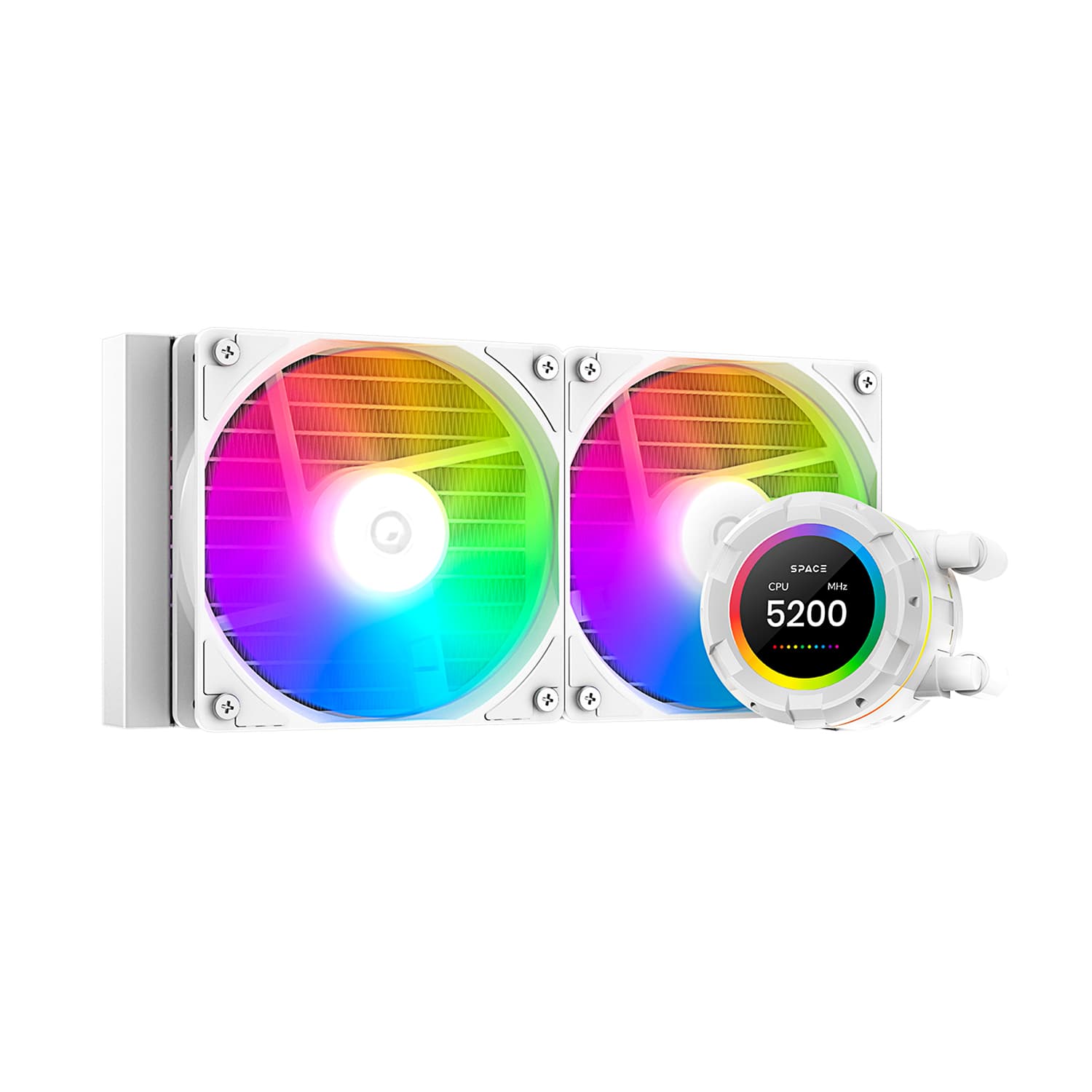 Water Cooler ID-Cooling SL240 XE White, for S1700/1200/2011/2066/115x/AMD